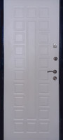 миниатюра - металлическая дверь без глазка, вид снаружи - МД-169 - kv015-2